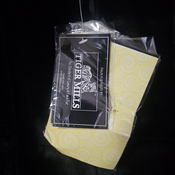 NWT Dennis Basso Patchwork Faux Suede Shearling Faux Fur Coat - Picture 10 of 12